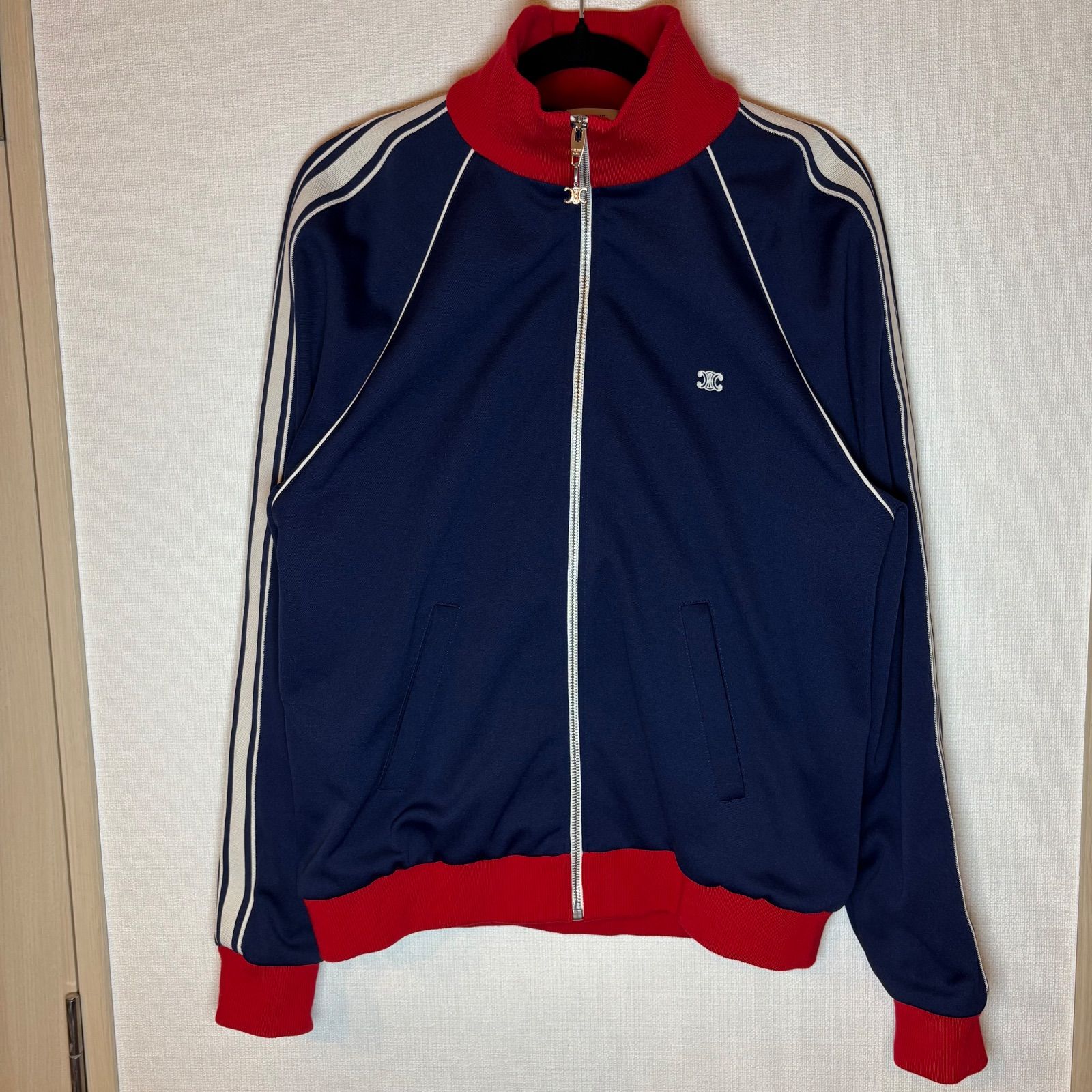 CELINE トラックスーツジャケット / ダブルフェイスジャージー CELINE◇ダブルフェイス トラックスーツ ジャケット【国内直営