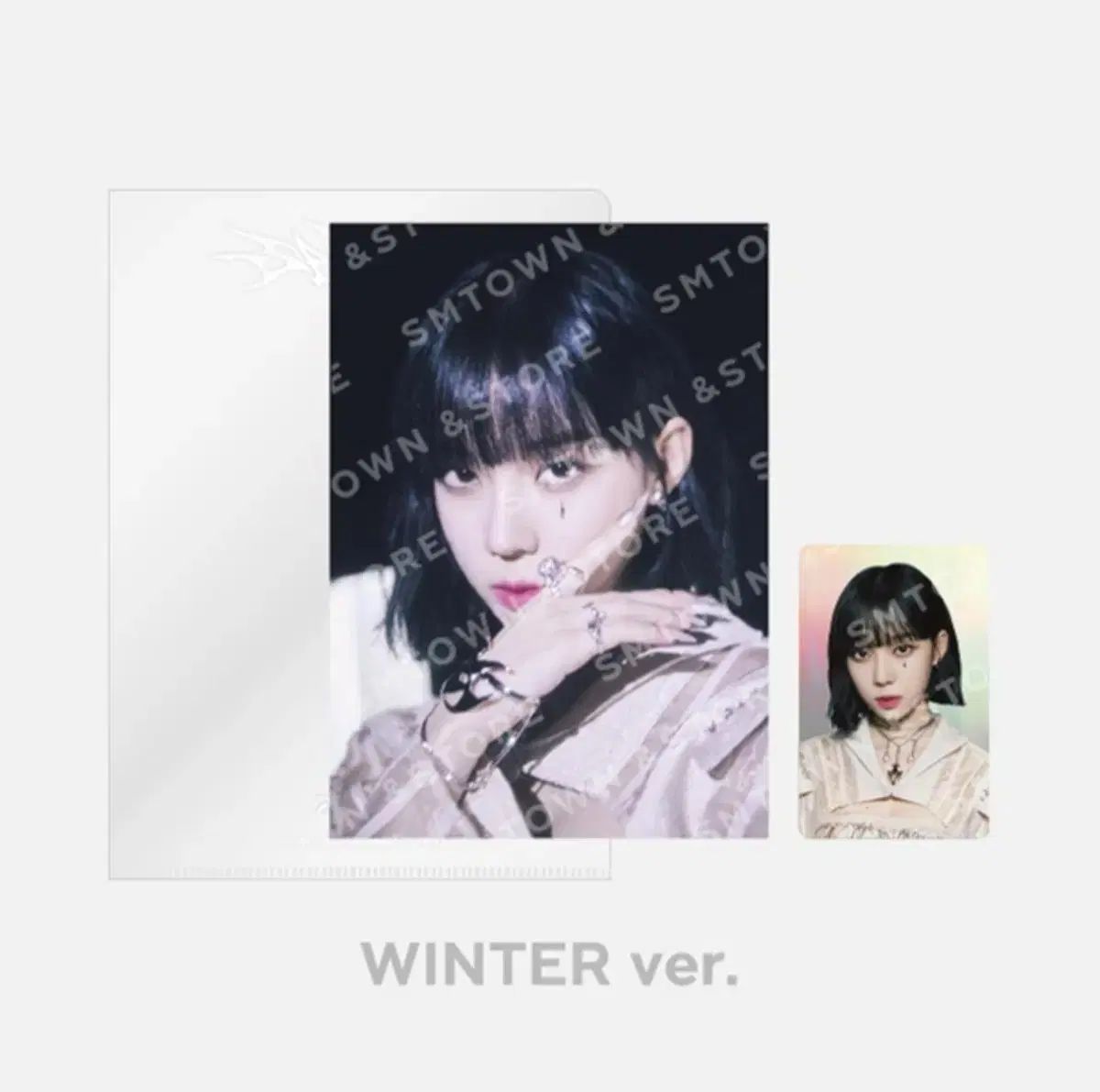 aespa（エスパ）ウィンター ポストカード+ホログラム トレカ - メルカリ