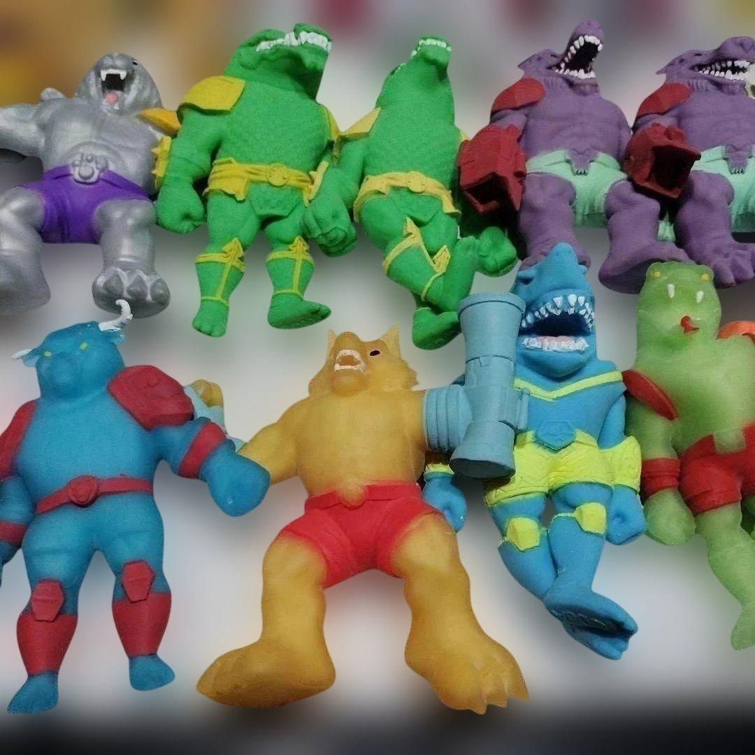 デアゴスティーニ ストレッチーズ ミュータント ズータント 45体