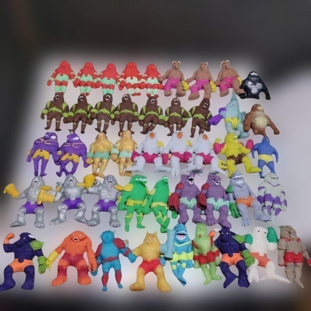 ストレッチーズミュータント&ズータントまとめ売り デアゴスティーニ ストレッチーズ ミュータント ズータント 45体