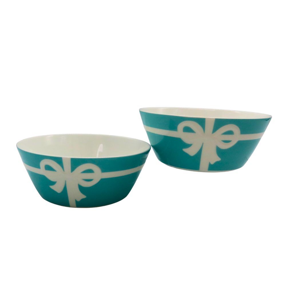 中古】TIFFANY & Co. ティファニー ブルーボックス ボウル 2個セット