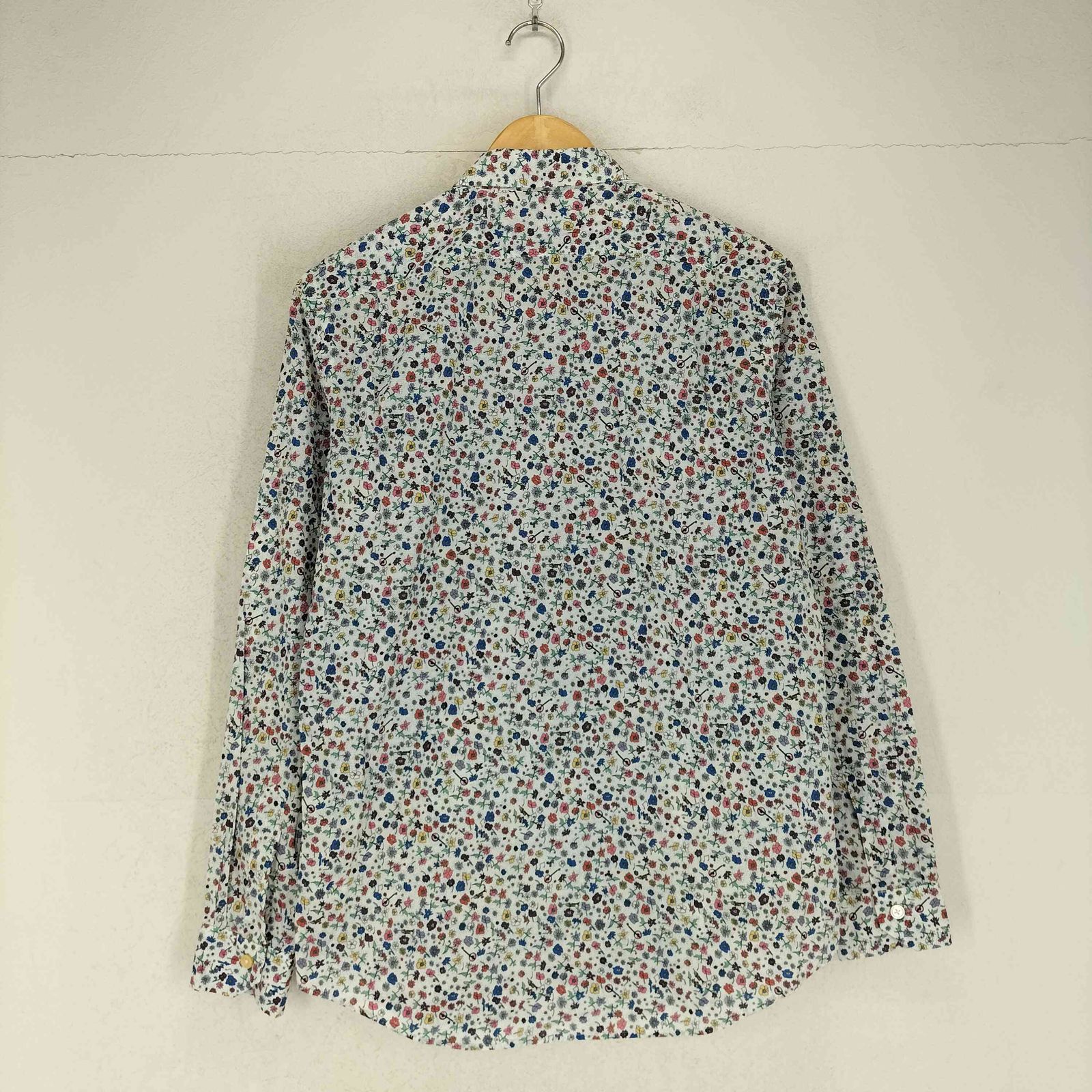 ポールスミス Paul Smith 小花柄 レギュラーカラーシャツ メンズ