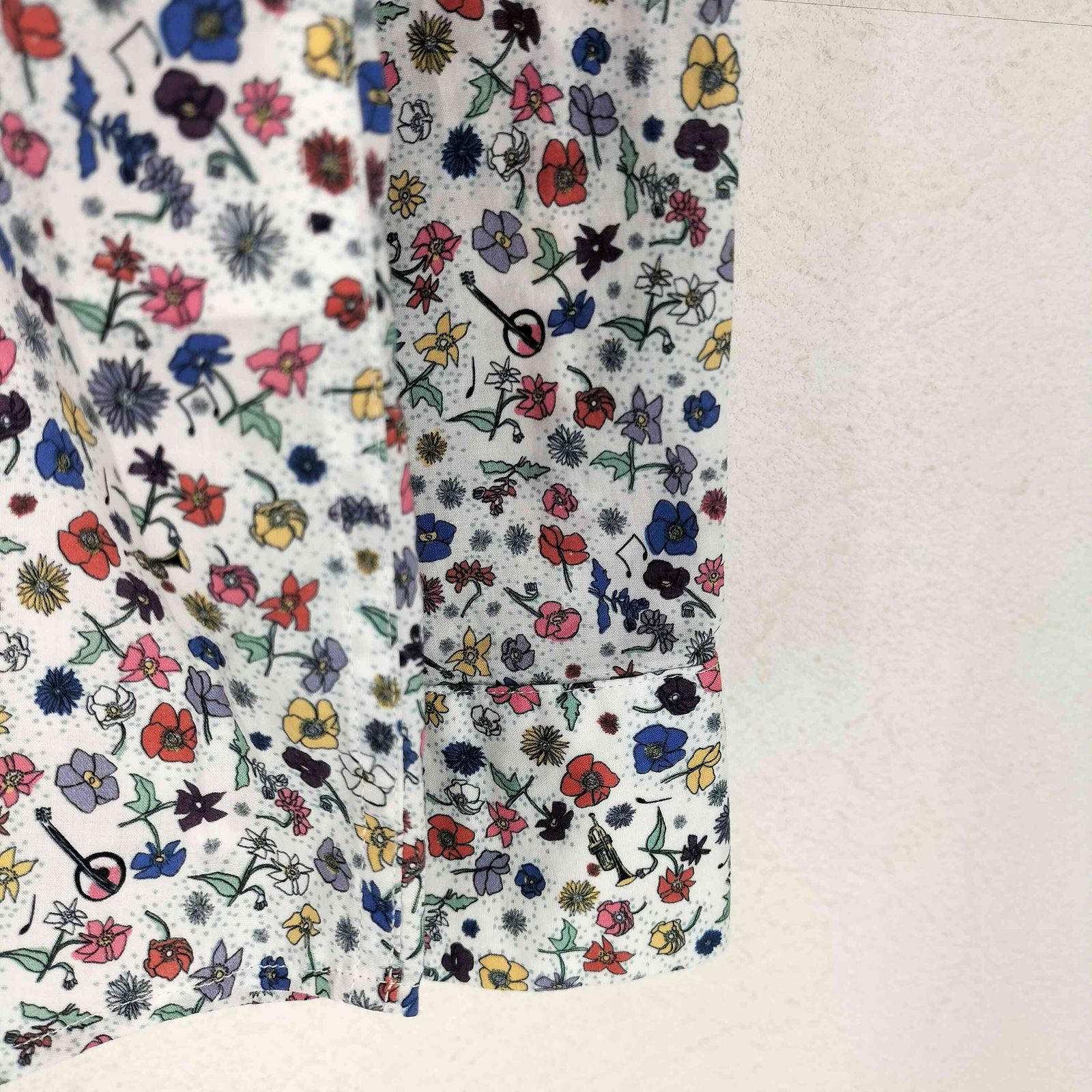 ポールスミス Paul Smith 小花柄 レギュラーカラーシャツ メンズ