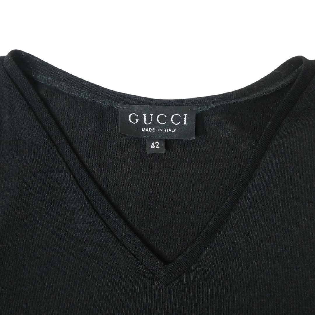 新品同様 グッチ GUCCI トムフォード期 カットソー Tシャツ ニット 