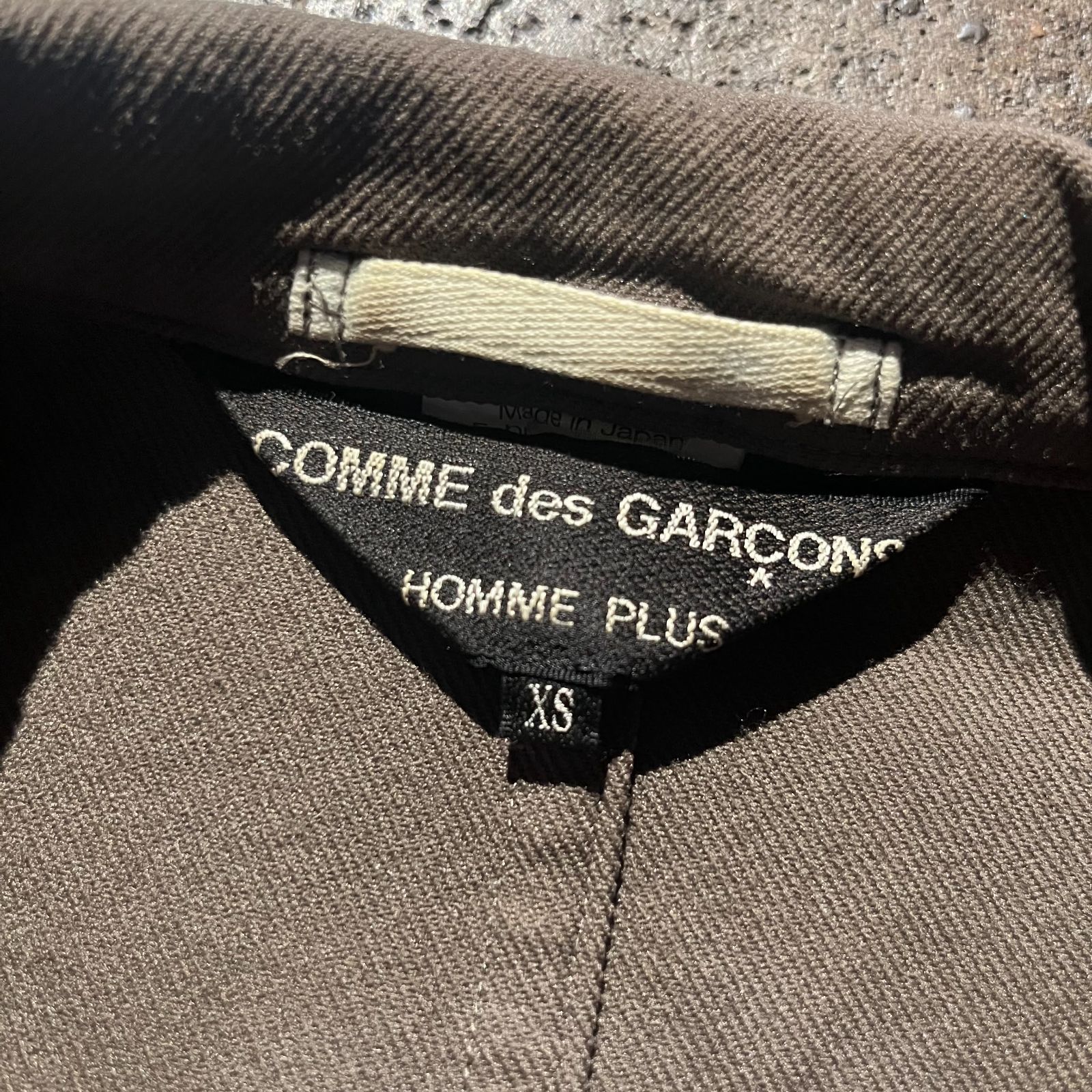 COMME des GARCONS HOMME PLUS 10ss ポリ縮ドッキングジャケット XS