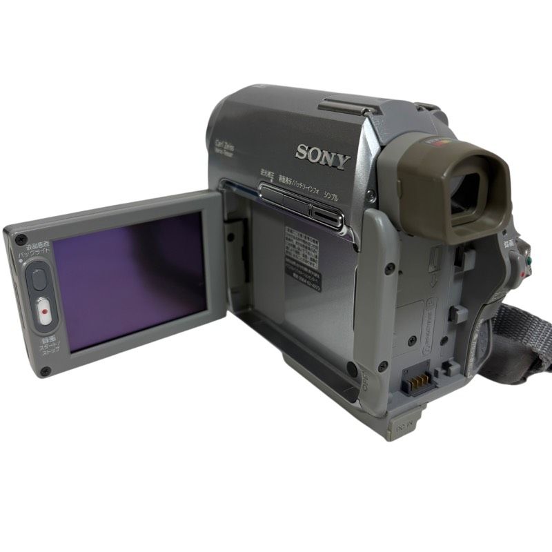 ジャンク品】SONY ソニー DCR-HC40 シルバー ビデオカメラ miniDV 未
