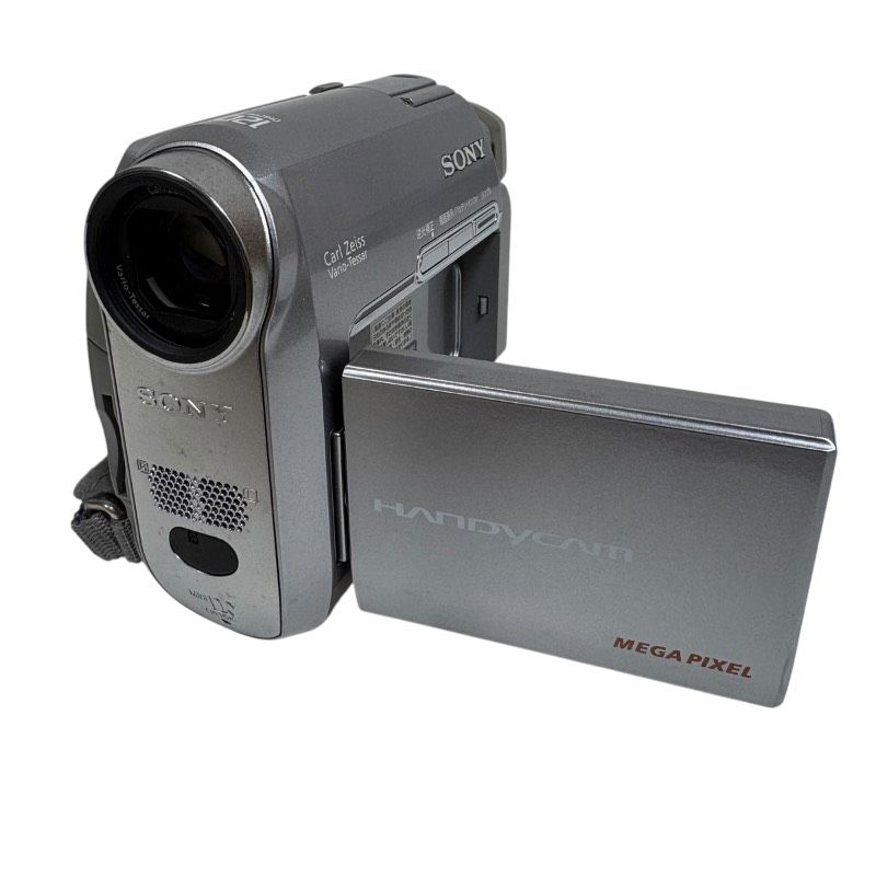 美品・動作品 ソニー DCR-HC40 MiniDVビデオカメラ DVD化に最適 ジャンク品】SONY ソニー DCR-HC40 シルバー ビデオカメラ miniDV 未