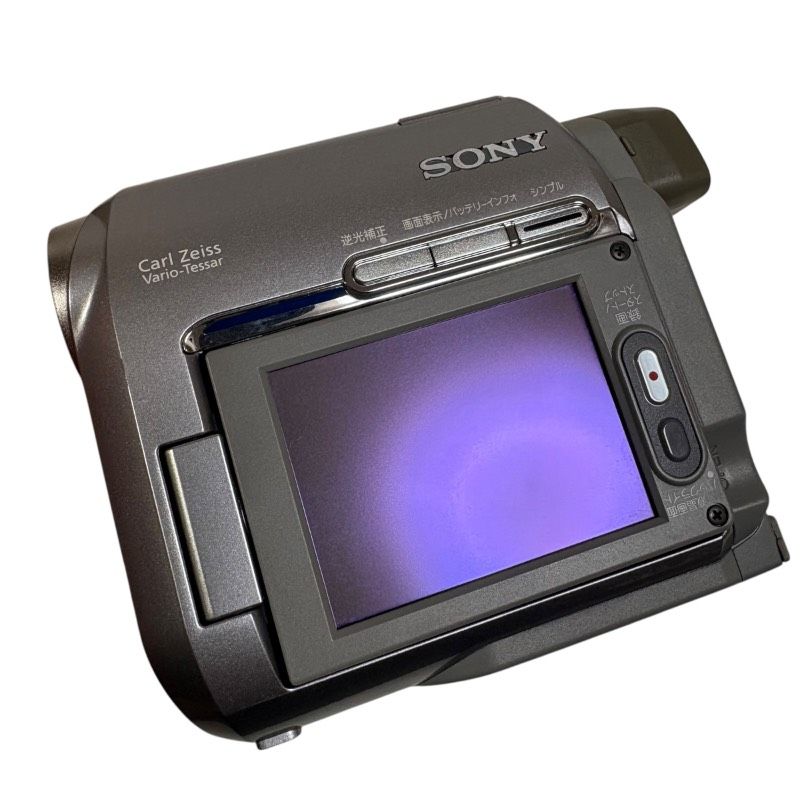 ジャンク品】SONY ソニー DCR-HC40 シルバー ビデオカメラ miniDV 未