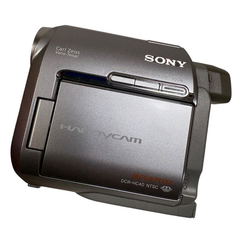 ジャンク品】SONY ソニー DCR-HC40 シルバー ビデオカメラ miniDV 未