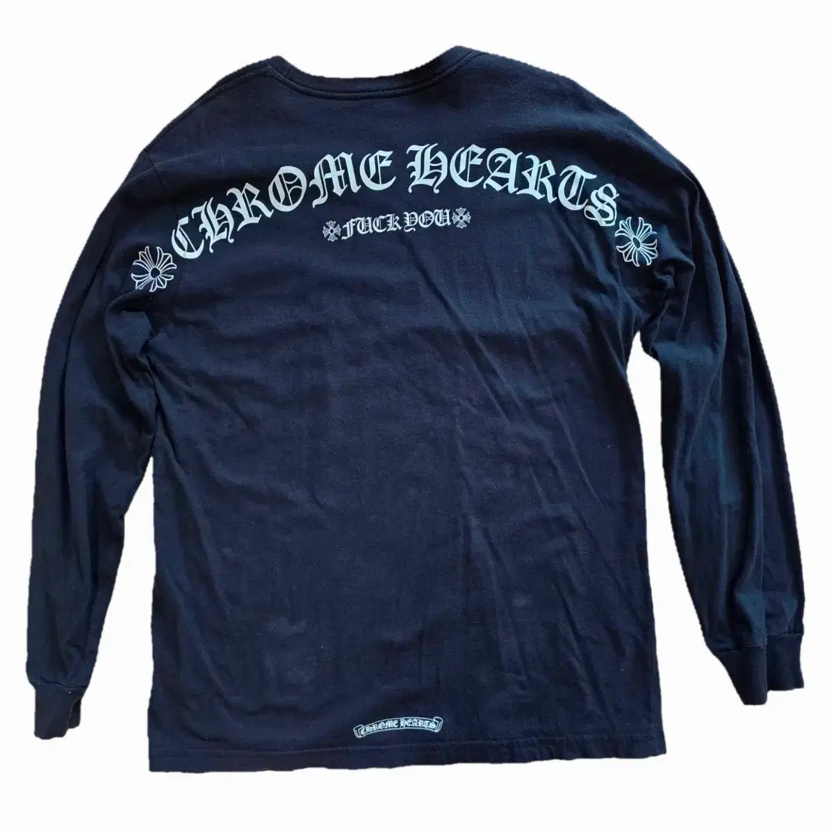CHROME HEARTS クロムハーツ ブラック 長袖Tシャツ L サイズ