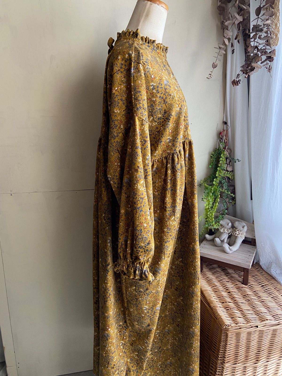 ギャザーワンピース