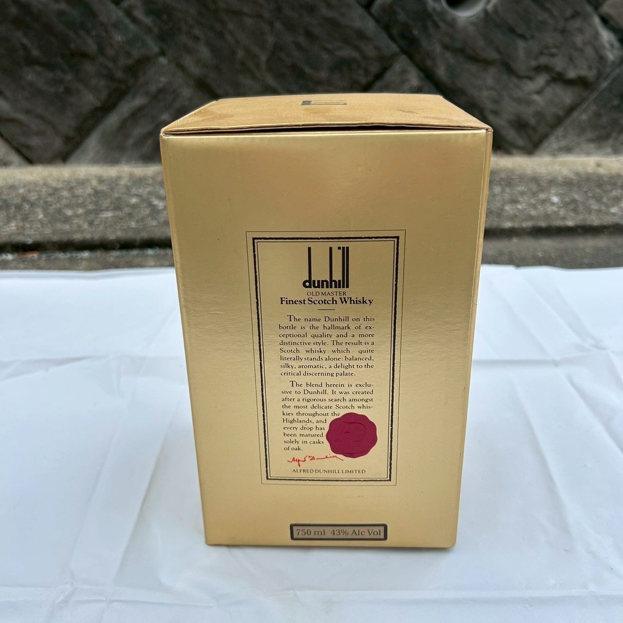 未開栓 DUNHILL OLD MASTER Finest Scotch Whisky ダンヒル スコッチ