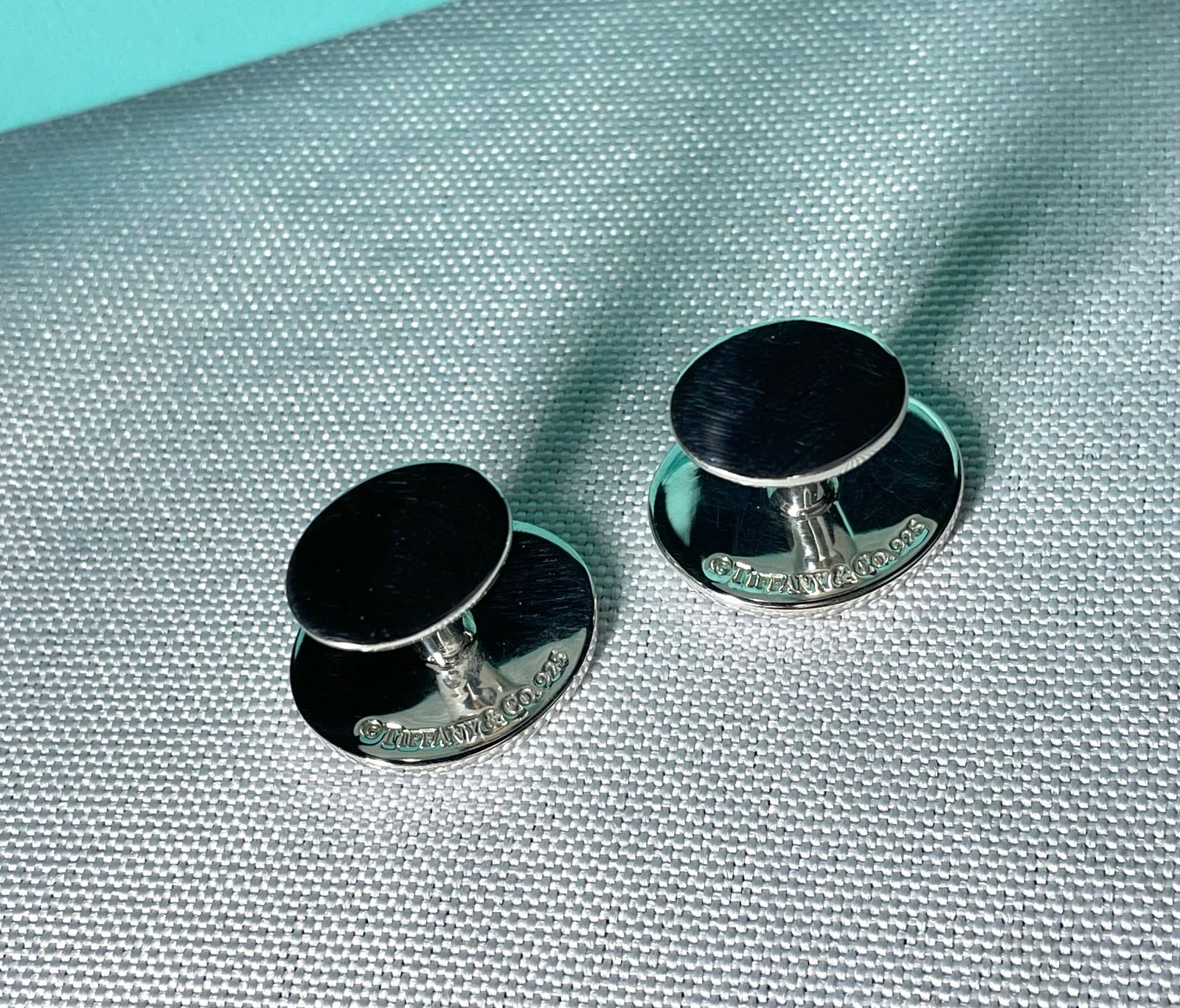 美品 Tiffany リターン トゥ ティファニー カフス カフリンクス ボタン