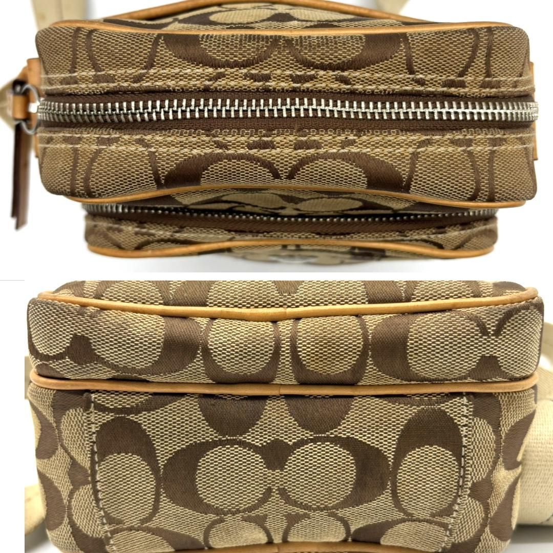COACH コーチ ショルダーバッグ キャンバス シグネチャー 総柄 