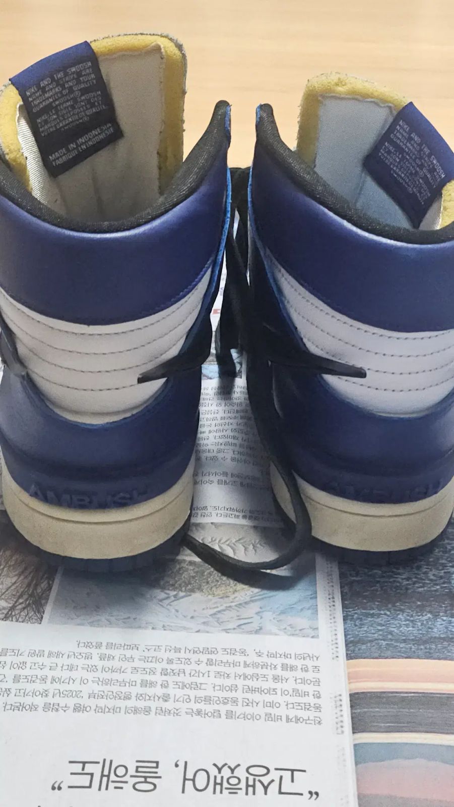  ナイキ ダンク ハイ アンブッシュ ディープロイヤル ブルー 270 スニーカー 靴