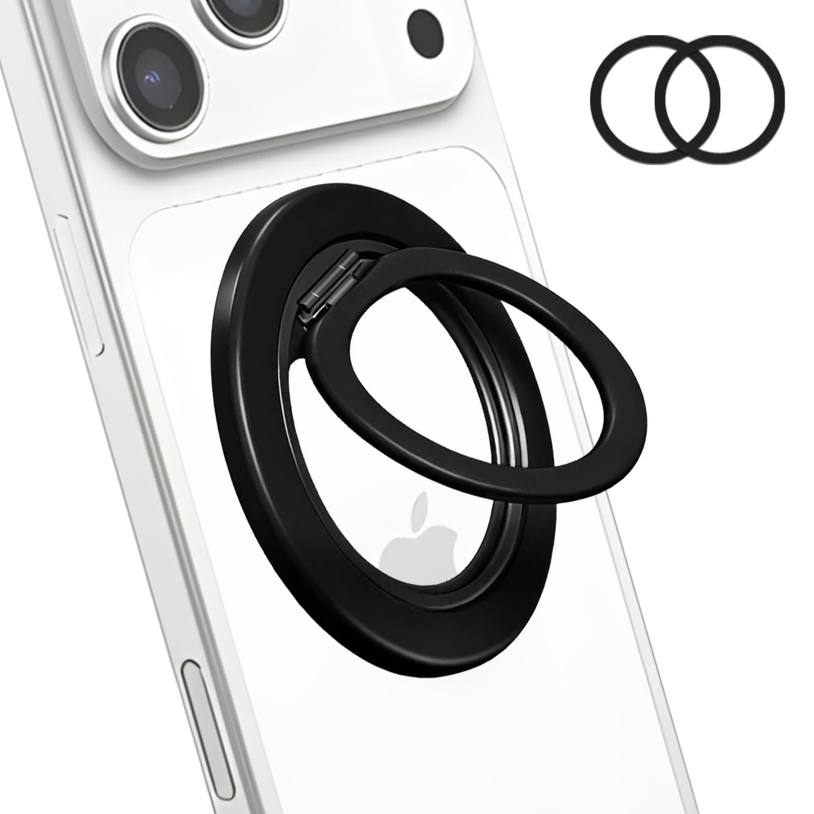売切注意 に12 取り外し メタルリング付き Pro 角度調整 スタンド機能 Max メタルリング スマホスタンド iPhone マグセーフリング 13 iphoneリング マグセーフ 14 Magsafe 磁気増強 15 に対応 16 薄型 リ