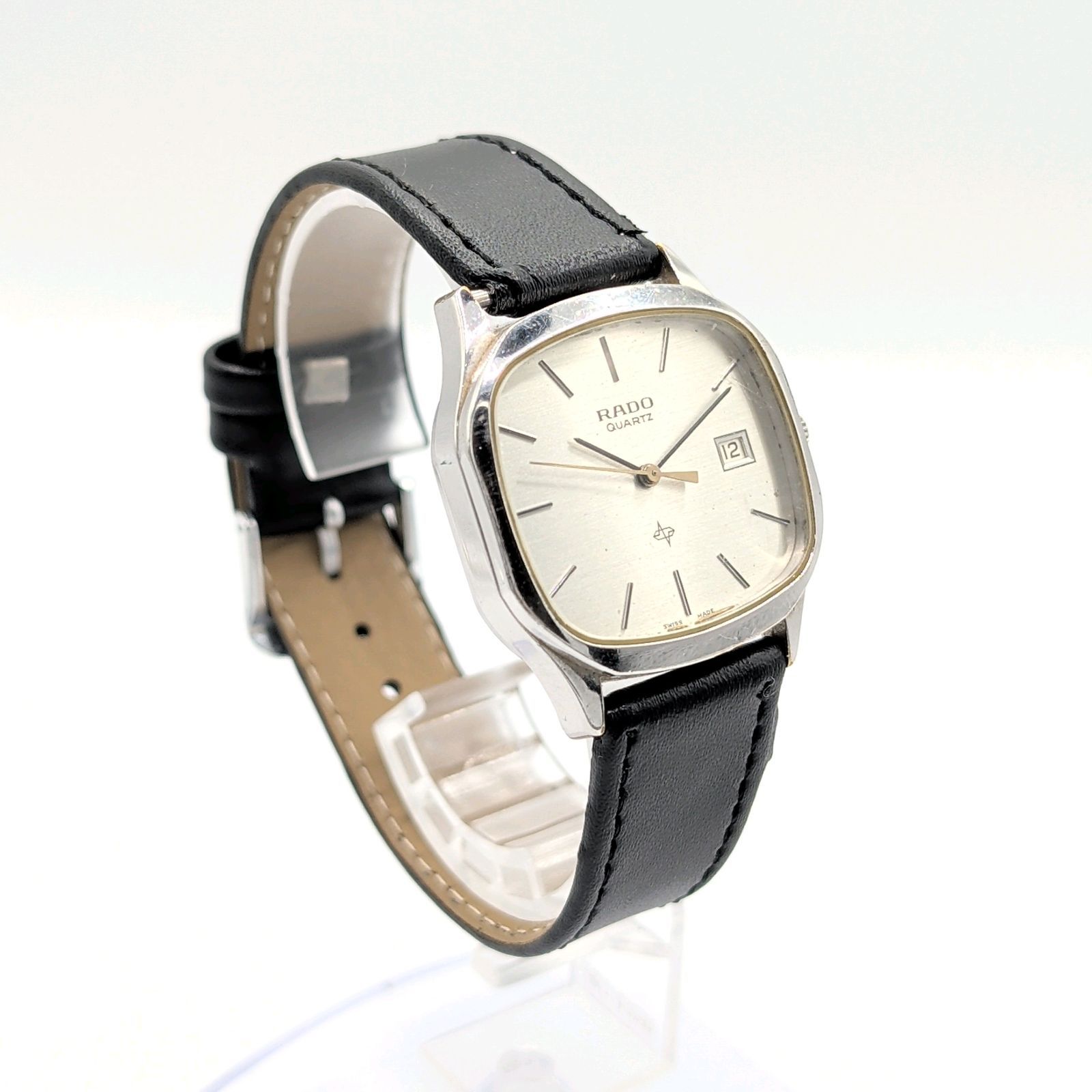 RADO DIASTAR 732.5088.2 Watch QZ Men's Silver Square Date Y2K 00S