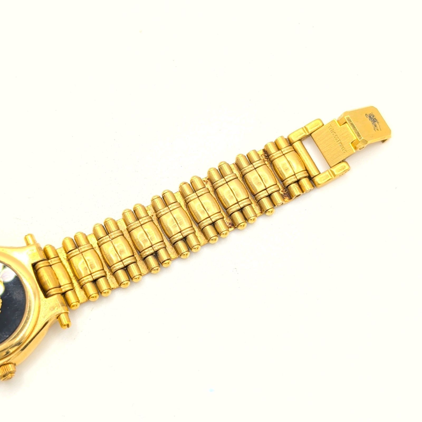 Burberrys Burberry Watch quartz Ladies Burberry check Gold Date