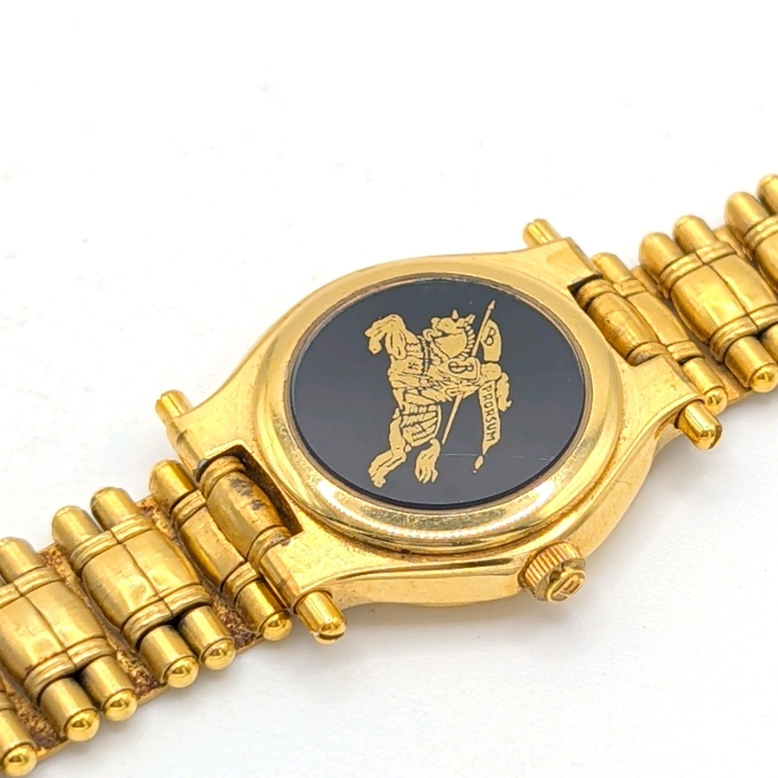 Burberrys Burberry Watch quartz Ladies Burberry check Gold Date