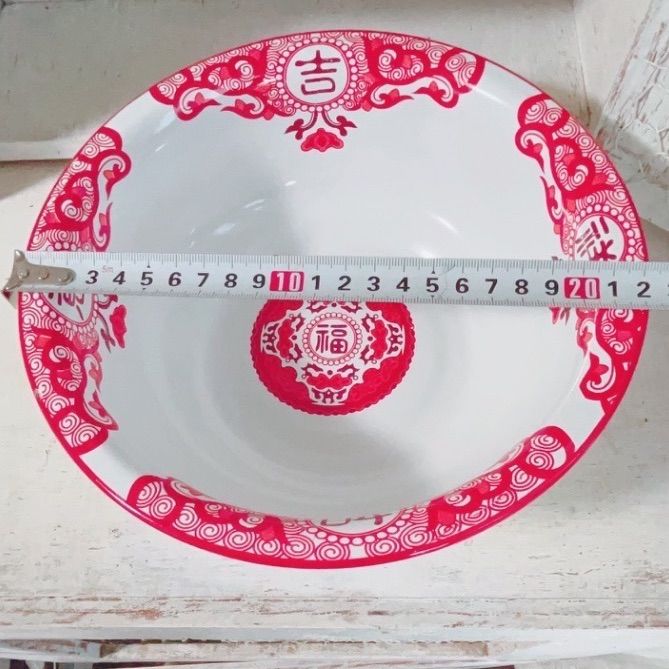 中国 ホーロー ボウル シノワズリ 洗面器 アジアン雑貨 福 縁起物など