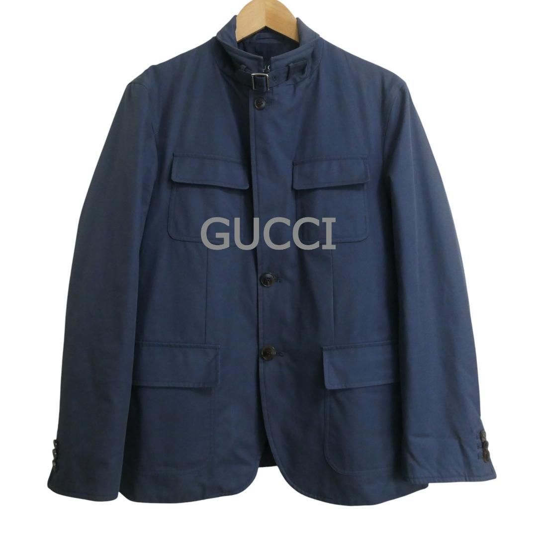 GUCCI グッチ トムフォード ポリエステル 中綿ジャケット ブルゾン 44 GUCCI（グッチ） 【値下げ】GUCCI トムフォード期 レザージャケット