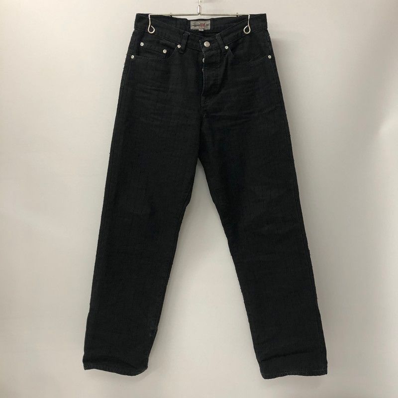 品 STUSSY ステューシー 24 AW BIG OL JEAN CANVAS 116673 ニードルパンチ ウオッシュドキャンバスコットン フィットジーンズ ボトムス デニムパンツ 153 241006 kk 14 tei