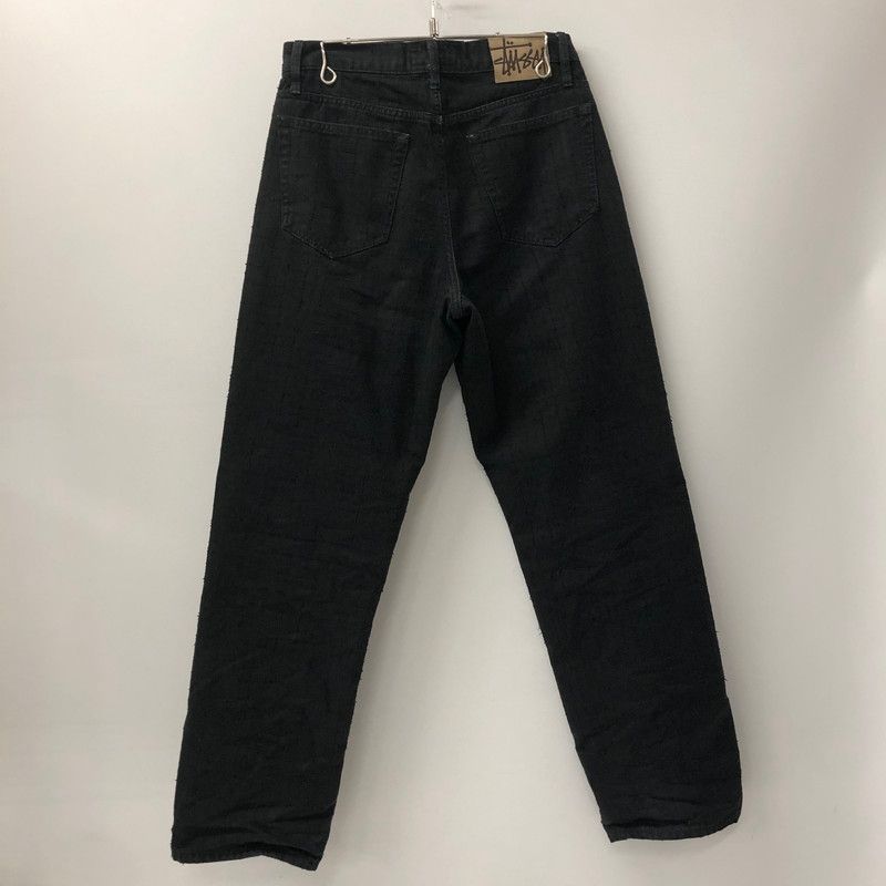品 STUSSY ステューシー 24 AW BIG OL JEAN CANVAS 116673 ニードルパンチ ウオッシュドキャンバスコットン フィットジーンズ ボトムス デニムパンツ 153 241006 kk 14 tei