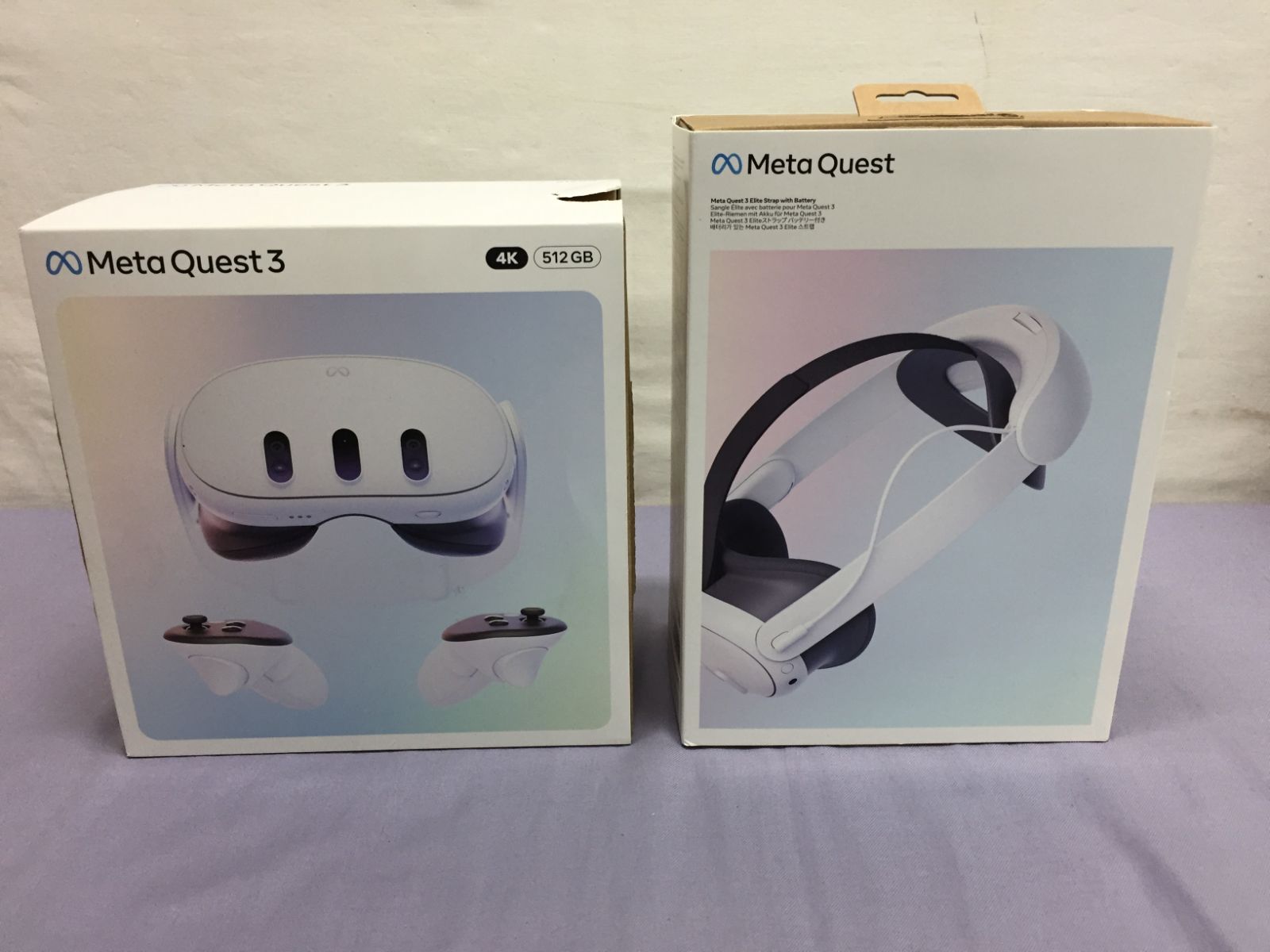 汚れ・臭い有/動作確認済み】Meta Quest 3 512GB VRヘッドセット 810 