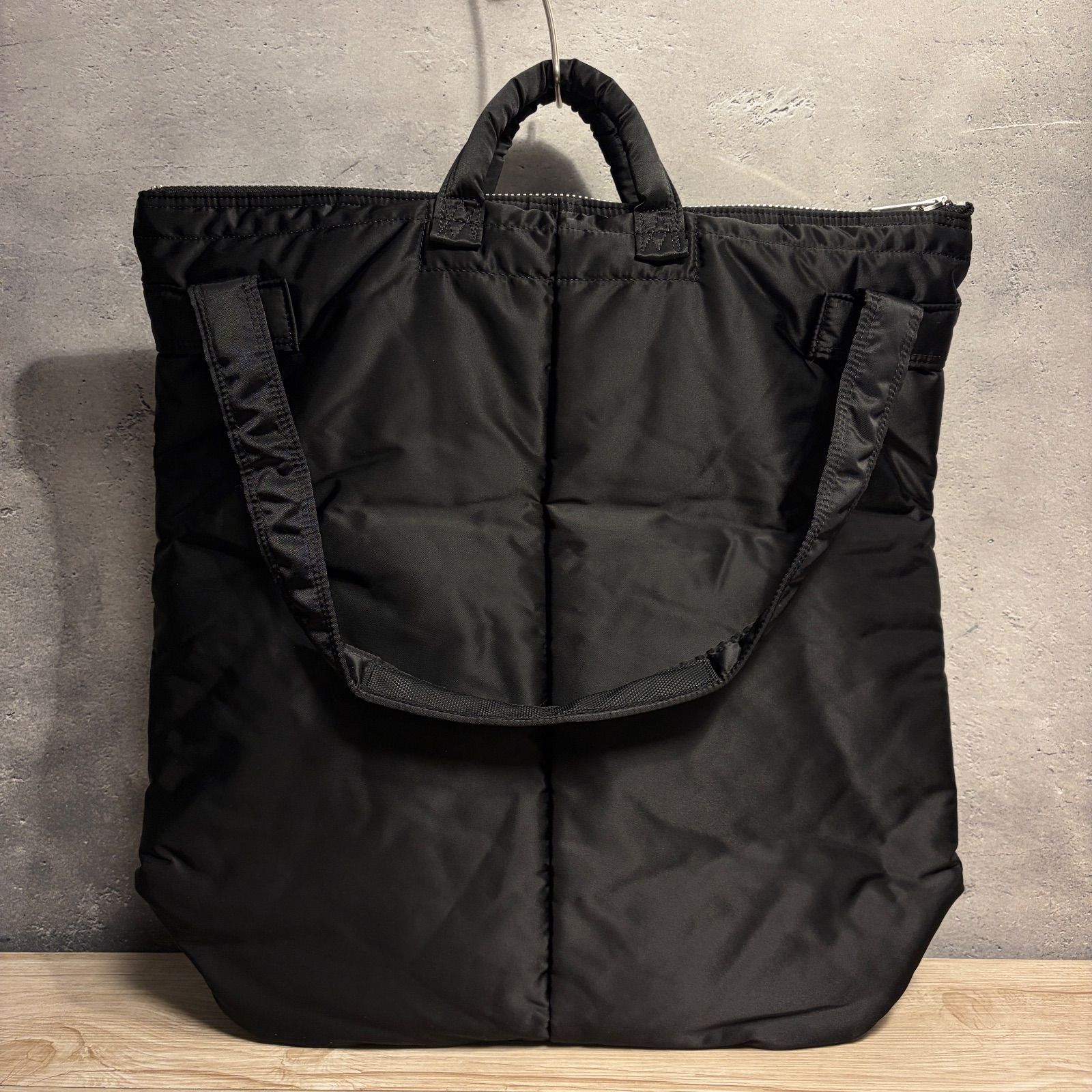✨極美品✨PORTER ポーター タンカー ヘルメットバッグ ブラック 2WAY 