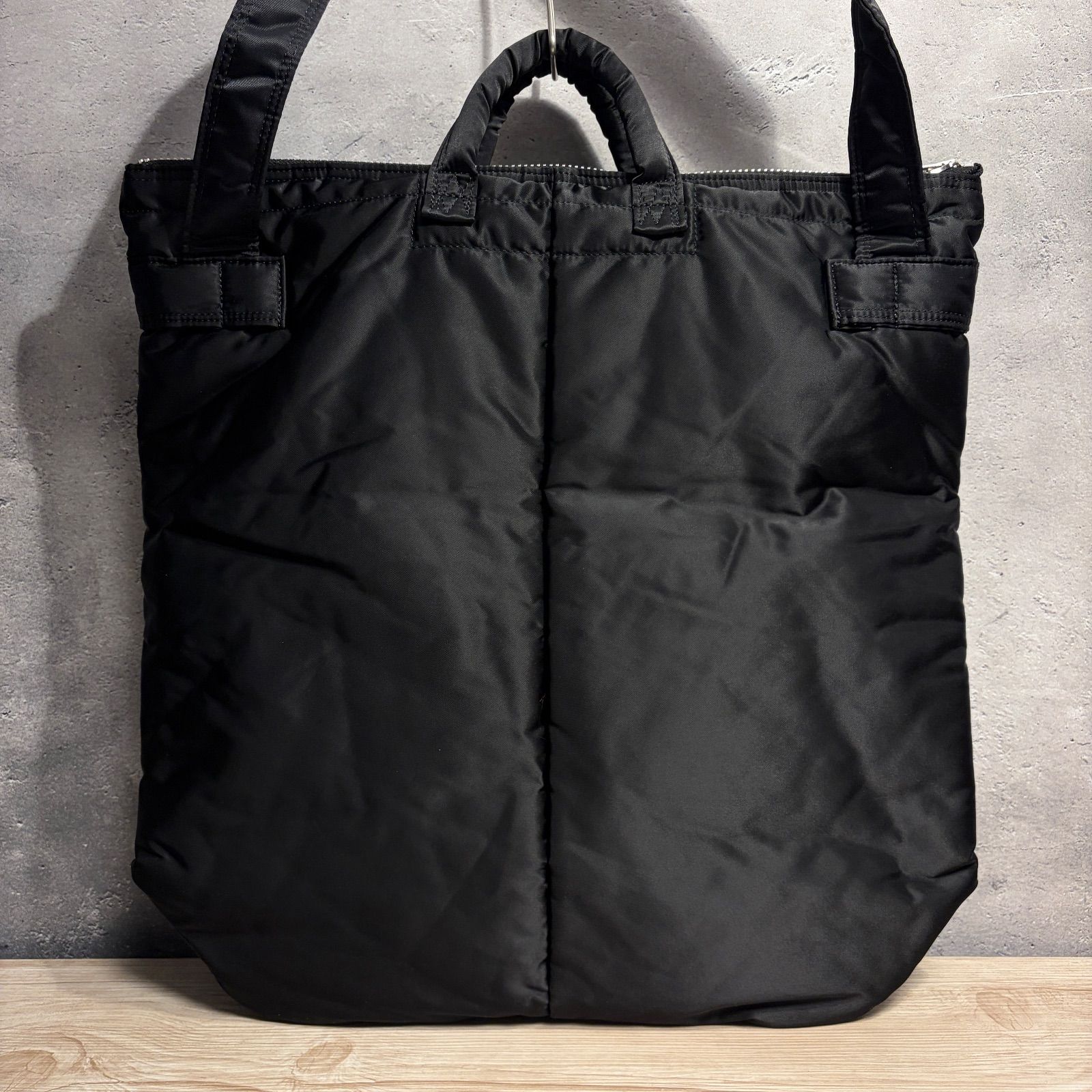✨極美品✨PORTER ポーター タンカー ヘルメットバッグ ブラック 2WAY 