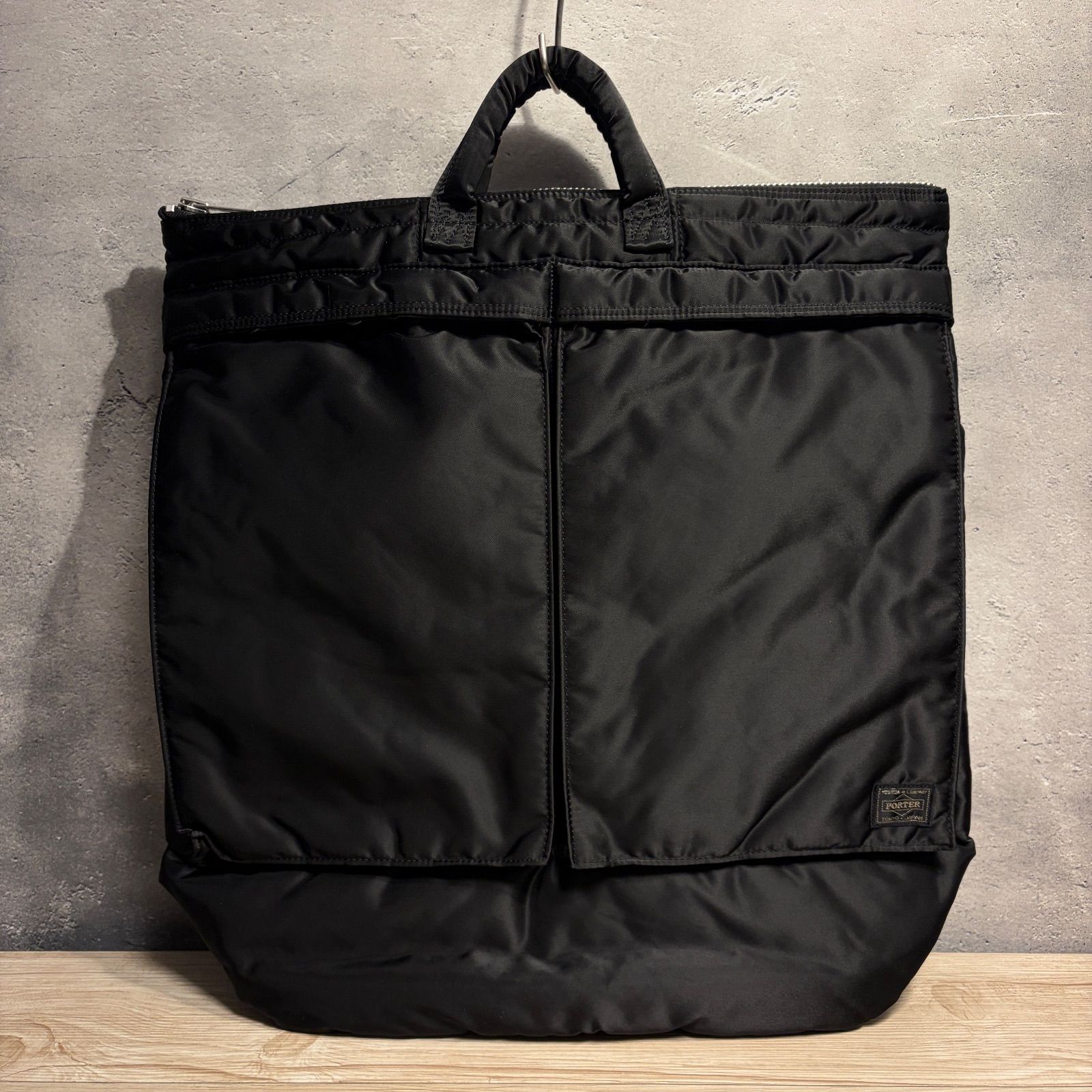 PORTER ポーター タンカー ヘルメットバッグ ブラック 2 WAY トート ショルダーバッグ 吉田カバン
