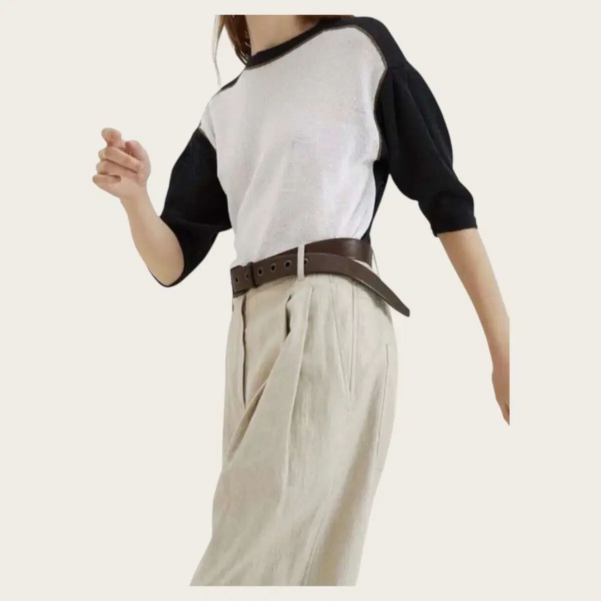 S/ BRUNELLO CUCINELLI(ブルネロクチネリ) ハーフアンドハーフ ニット 