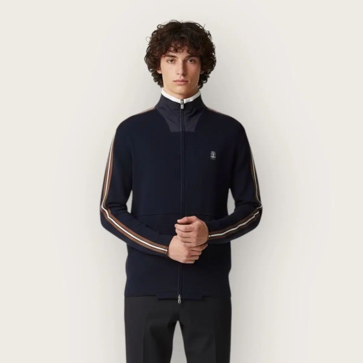 【極美品】ブルネロクチネリ トラックジャケット モニーレ フルジップ　M〜L相当 スマートに装える「ブルネロ クチネリ」の最新アウター｜“モニーレ