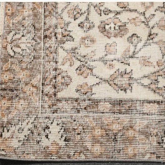 トルコ　ヴィンテージラグ　ベージュ　フローラル トルコヴィンテージラグ フローラル 大判サイズ ベージュ - メルカリ