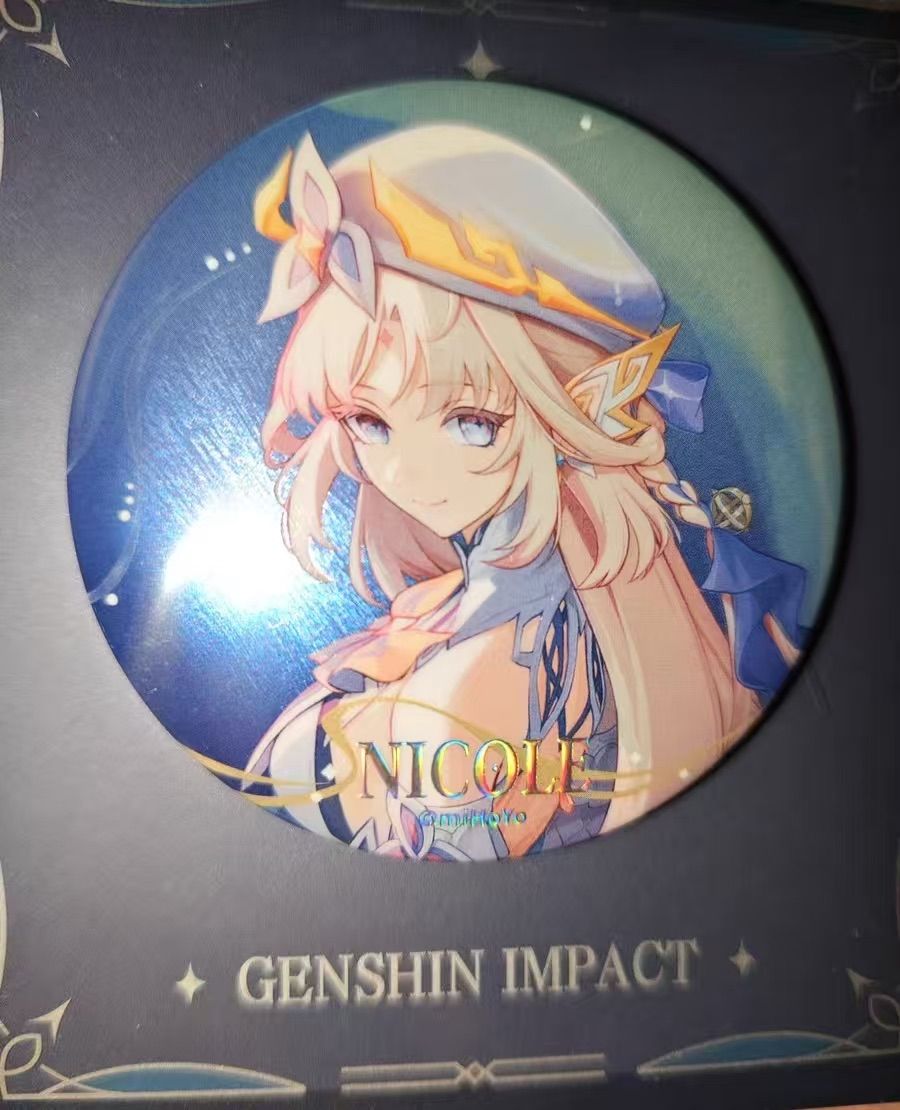 公式正規品 空月の歌 缶バッジ ドゥリン ファルカ コロンビーナ 少女