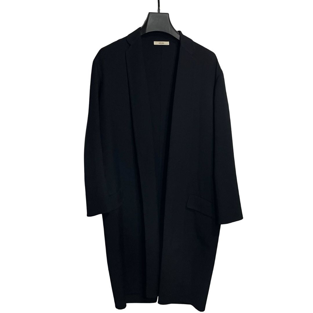 CELINE XS 34 ブラック レディース チェスターコート