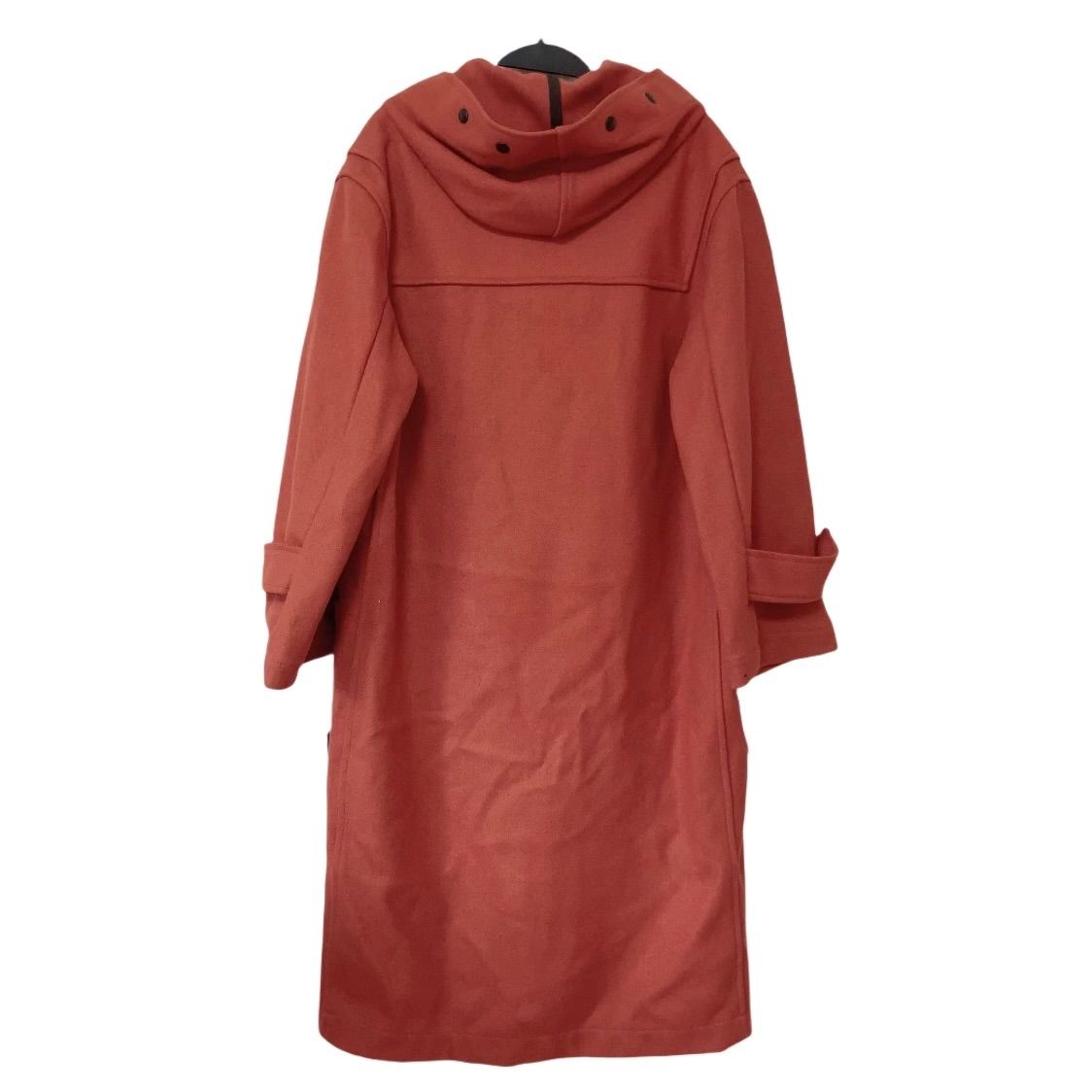 最終価格❗️セレクトショップ✨イタリア赤コート zk2 【美品】FEATHERTOP ダッフルロングコート 落ち着いた赤系