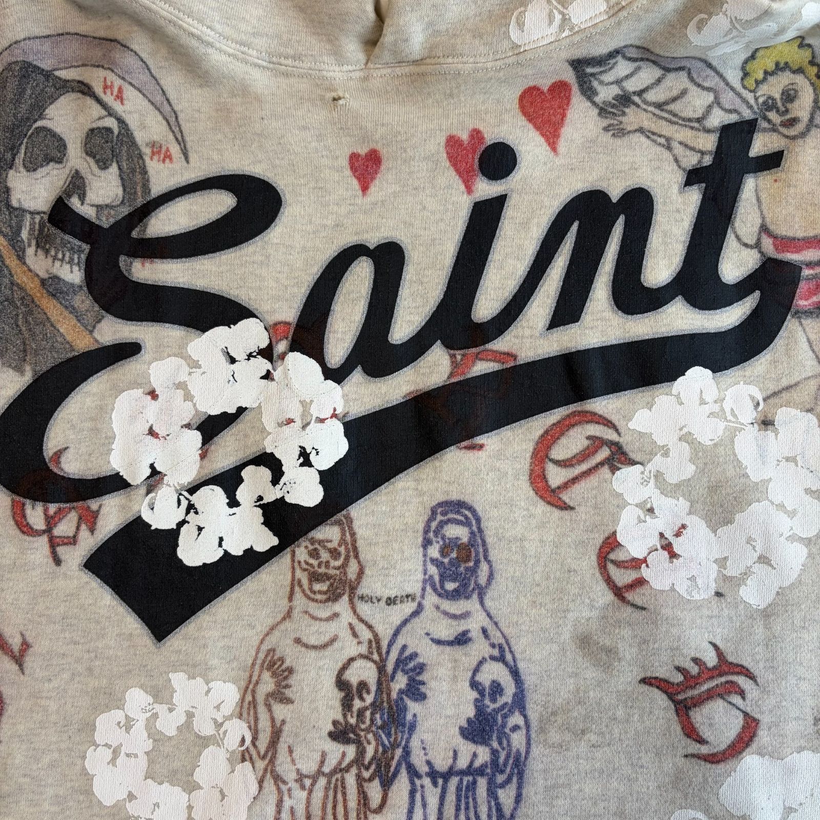 saint mxxxxxx/セントマイケル DENIM TEARS/デニムティアーズ HOODIE 