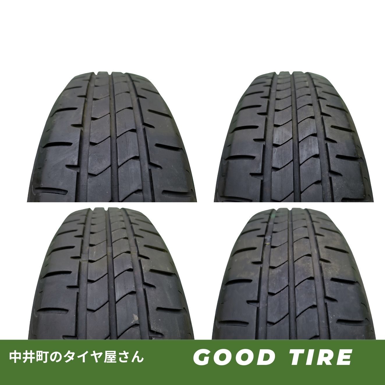 175/65R15 ブリヂストン NEWNO 2024年製 4本 夏用 8分山 中古タイヤ
