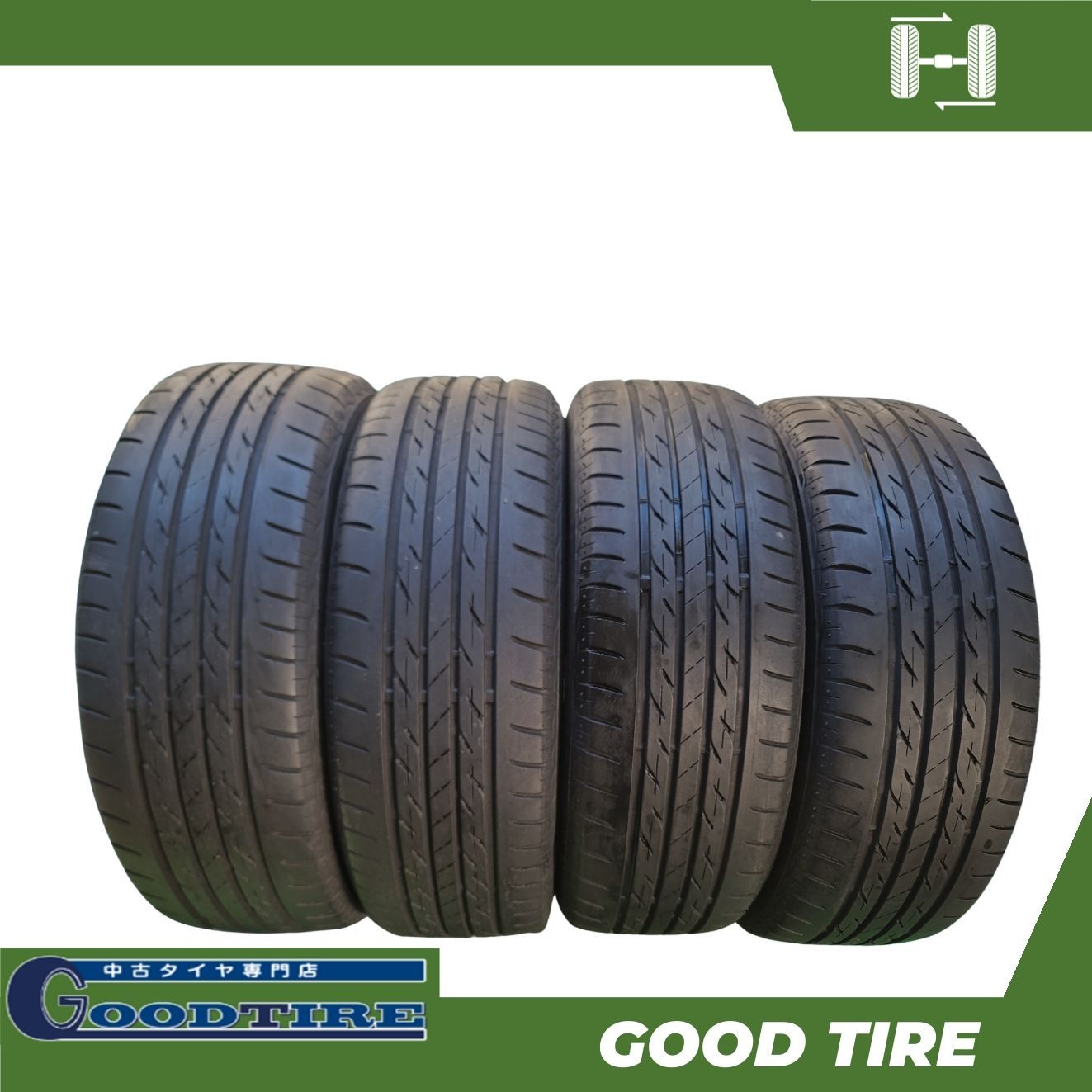 185/55R16 ブリヂストン NEXTR 2020年製 4本 夏用 7分山 中古タイヤ