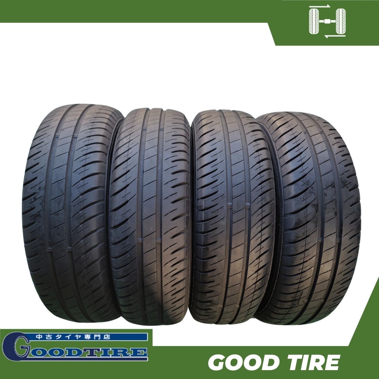 175/70R14 グッドイヤー EFFICIENT GRIP COMPACT 2019年製 4本 夏用