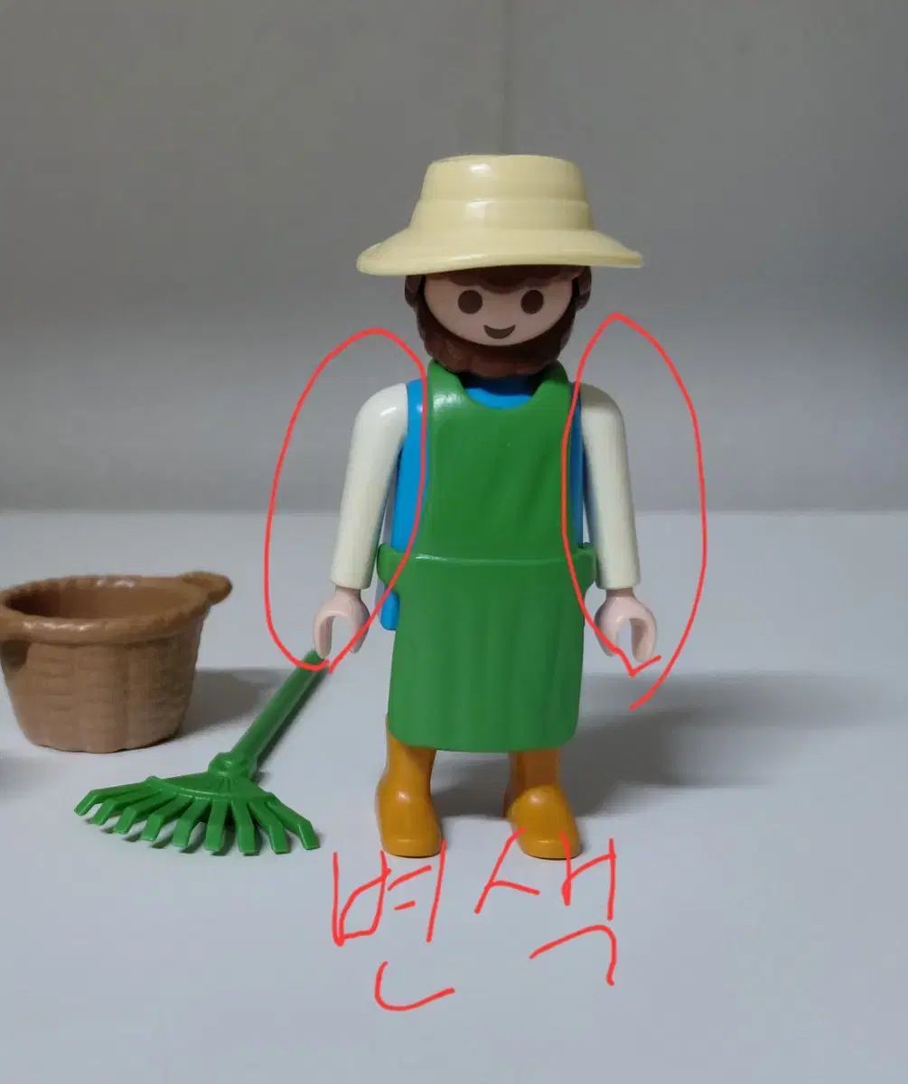 プレイモービル 農家セット 交渉OK 新品 輸入品 廃盤レア プレイモービル 3752 農家 開封 (ボックスなし トップス 変色