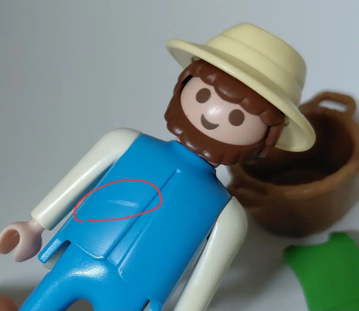 プレイモービル 3752 農家 開封 (ボックスなし トップス 変色