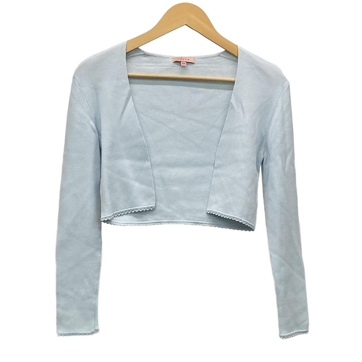 TOCCA(トッカ) ボレロ サイズXS レディース美品 - ライトブルー 長袖