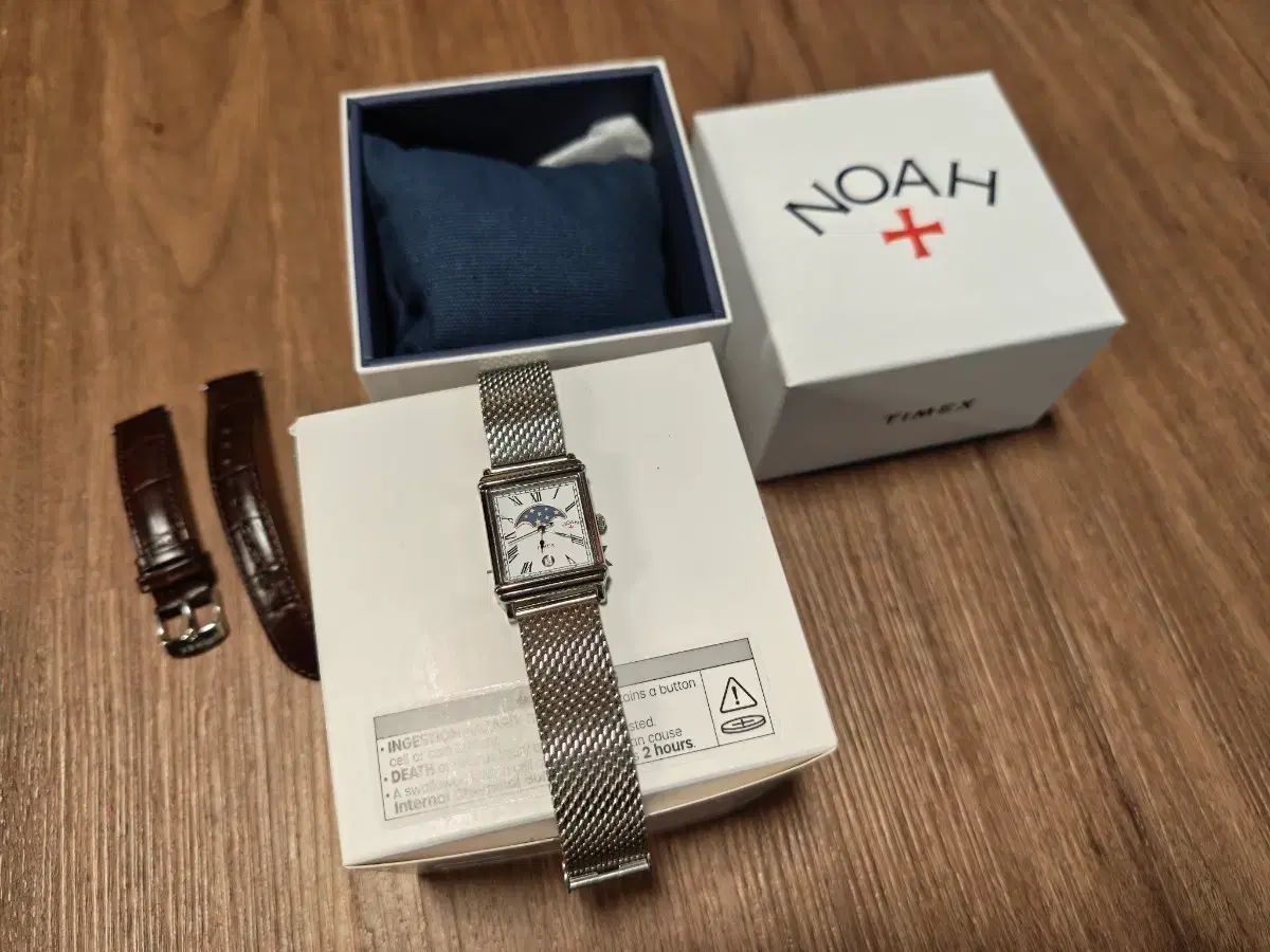 ノア TIMEX ムーンフェイズ シルバー