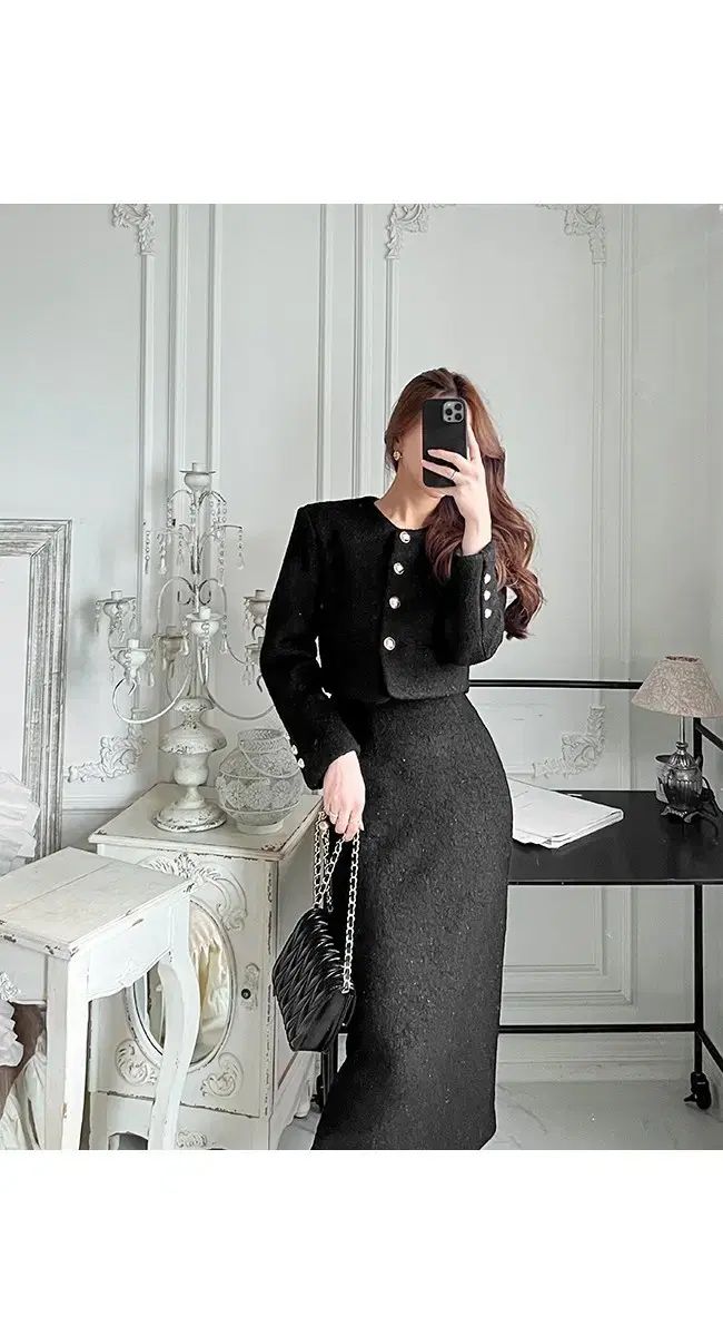 ジュローグ ツイード セットアップ