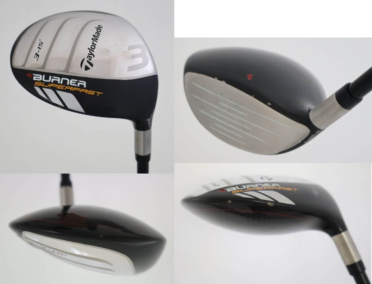 【全国送料無料】テーラーメイド BURNER 3W•5W 2本セット！ ○テーラーメイドBURNER☆バーナースーパーファストフェアウェイウッド