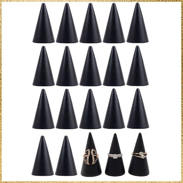 ☆送料無料☆Color:ブラック 20個セット siawadeky リングスタンド 20