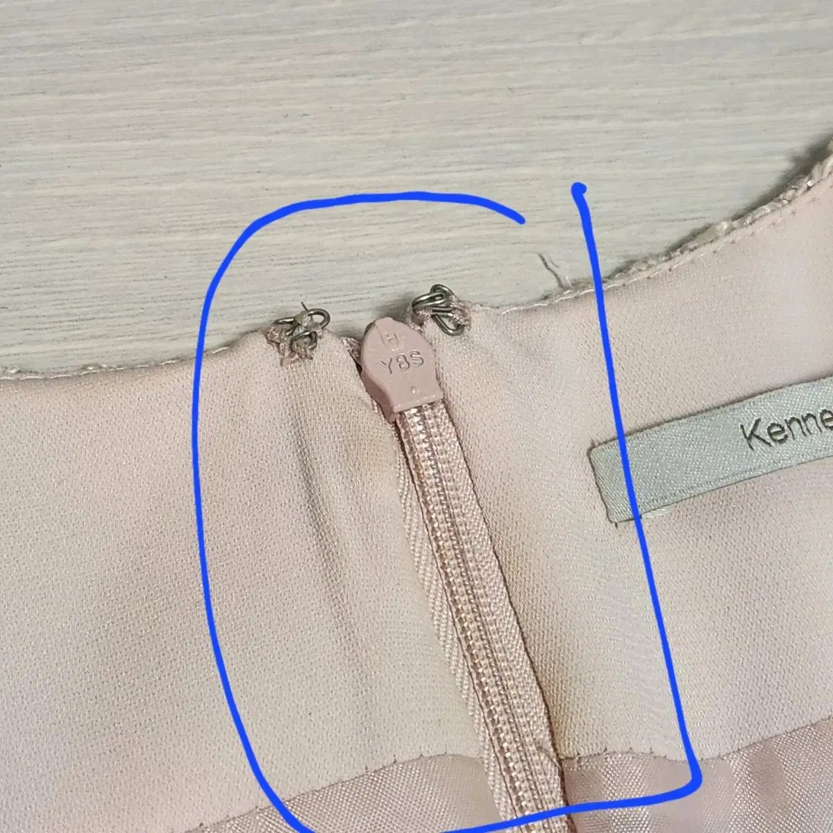 ツイード ピンク