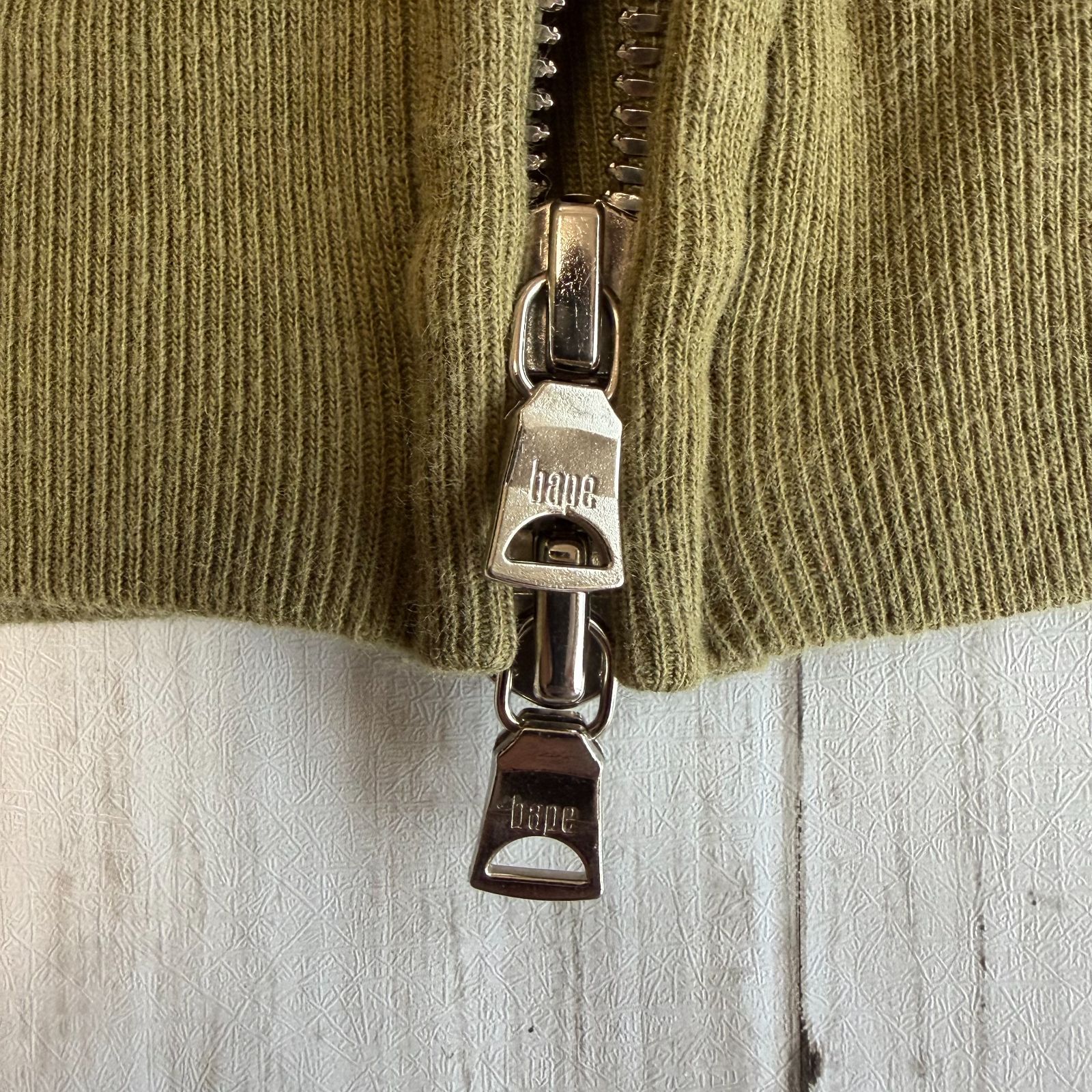 A BATHING APE エイプ シャークパーカー カモ 迷彩 グリーン 緑 サイズ 